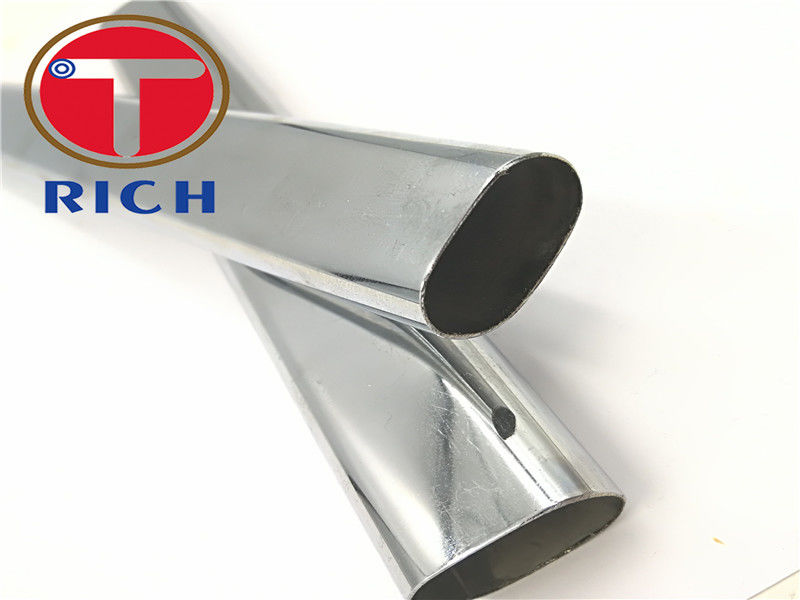 Mechanical Structural Parts 304 Stainless Oval Tube Polished Surface