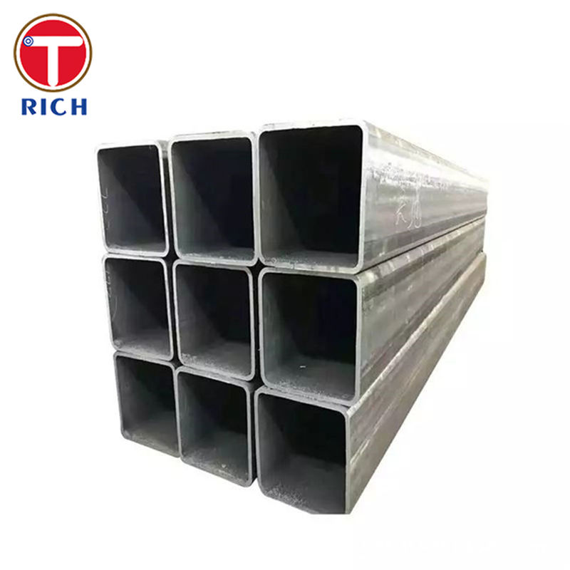 S235JR Galwanizowane kwadratowe rury stalowe zimno uformowane spawane rury stalowe do konstrukcji