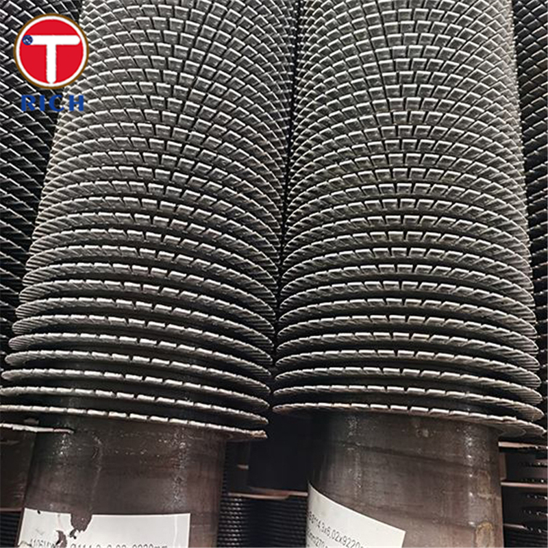 Rura z żebrami spiralnymi do przemysłowych wymienników ciepła o wysokiej wydajności wymiany ciepła i mocnym połączeniu żeber