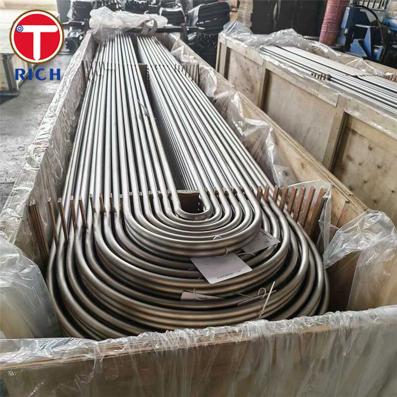 ASTM A179 Rury bez szwu, ciągnione na zimno, ze stali niskowęglowej, gięte w kształcie litery U, do wymienników ciepła
