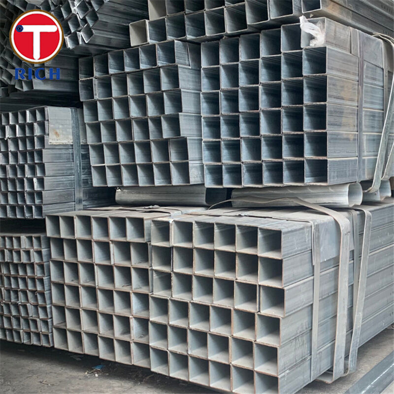 Q235 Rury kwadratowe spawane ze stali strukturalnej węglowej do zastosowań architektonicznych z możliwością ciągnięcia na zimno i walcowania na gorąco