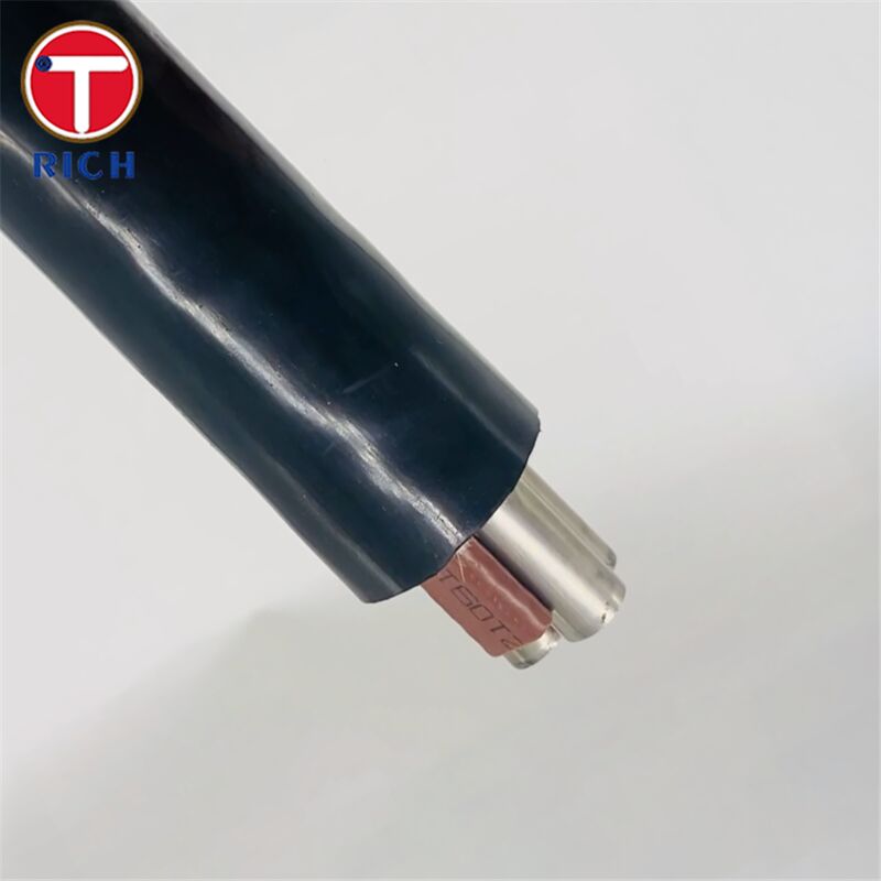 Rurka bezszwoowa z stali nierdzewnej wielojadrowej z powłoką z tworzyw sztucznych do budowy statków w klasie 304L/316L/Duplex 2205 oraz w technikach ciągnięcia na zimno/walcowania na gorąco