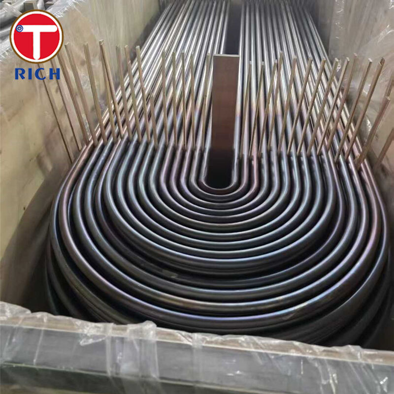 ASTM A179 A192 Bezszwowe rury z stali węglowej o konstrukcji nośnej ciśnienia i kontrolowanej geometrii u-zgięcia dla wymienników ciepła