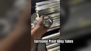 Jasna rura ze stali nierdzewnej